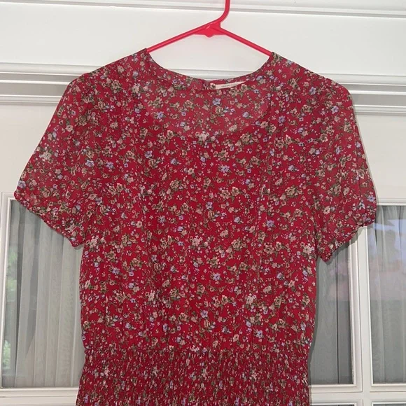 NWOT Urban Outfitters smocked floral dress - Picture 2 of 7